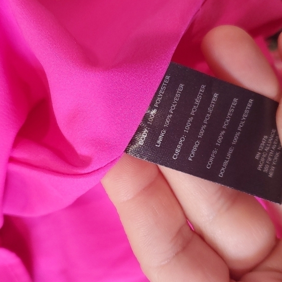 NWT Tahari Floral dress Long Sleeve Floral Print Surplus with Prairie Skirt 10 - Picture 12 of 12